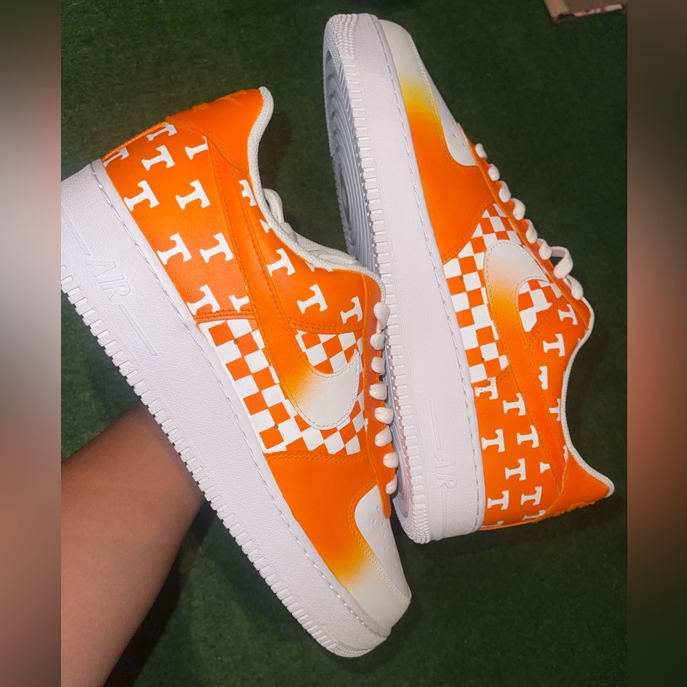 Size 13 Custom TN VOLS Man’s Air Force 1s